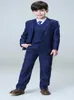 Men's Suits Spring Autumn Formal Boys Suit Sets Kids Party Host Wedding Clothes Wholesale Clothing Coat Pants Vest 3 Piece Set