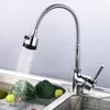 Küchenarmaturen 360-Grad-Drehung Edelstahl Waschbecken Auslauf Rohrverschraubungen Einhebelanschluss 230406