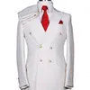 Costumes pour hommes Blazers Tous les hommes robe de mariée personnalisé double poitrine veste pour hommes coupe mince 2 pièces fête balle veste ensemble vêtements formels 230406