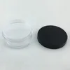 Storage Bottles 4 Pcs Sample Pots Cosmetics Portable Makeup Case Clear Container Empty Powder Samples Compact Containers Lids