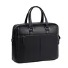 Aktentaschen Männer Tasche Echtes Leder Aktentasche 14 "Laptop männer Business Umhängetasche Messenger Schulter Taschen Für Dokument Computer Handtaschen