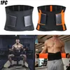 Waist Support Sports Protective Lumbar Adjustable Belt Trimmer Lower Back Brace Corset Fitness Training Gym Weight Lifting