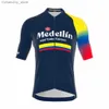 Cycling Jersey Sets 2023 Medellin - EPM TEAM COLOMBIA Men's Cycling Jersey Short Seve Bicyc Clothing With Bib Shorts Ropa Ciclismo Q231107