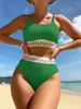 Maillots de bain pour femmes Split sans manches avec coussin de poitrine 2023 Bikini Fashion 2 pièces Beach Natation pour femmes