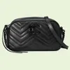 Camera Bag Marmont Series Black Label Logo Leather Material Shoulder Bag Classic Versatile Fashion Business Style