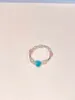 Кольца кластера LINGLU милые Y2K звезды из бисера сладкий красочный искусственный жемчуг модные 2023 эластичные для женщин девочек подарки для вечеринок ювелирные изделия