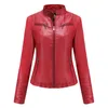 Veste en Cuir Femme mode Femme 2023 Moto artificielle Biker Moto Femme manteau automne printemps Veste Cuir Femme vestes