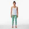 Aktywne spodnie Morning Song - Turquoise Leggins Fitness