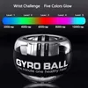 Power Wrists Ball Selfstarting Gyroscópio bola Gyro Mão Muscle Relax Arm Force Trainer Fitness Sport Equipment 230406