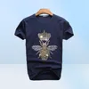 Mannen luxe diamantontwerp bijen t -shirt mode t -shirts mannen grappig t shirts merk katoenen tops en tees5125817