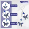 Porte-clés Longes L Lucky Evil Eye Porte-clés 5 styles Arbre de vie Charmes Papillon Étoile de mer Pendentifs Bleu Bonne Chance Porte-clés Amet A Am5Jq