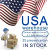 USA Warehouse 25pc/caixa reta 20 oz de copos de sublimação em branco Canecas de aço inoxidável