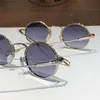 Hot Fashion Round CHR Designer Solglasögon för kvinnor och män Herr Metal Cool 8178 Stil med logotypramar Anti-ultraviolet Retro-glasögon UV400 med originalfodral