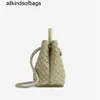 Andiamos BottegassVenetas Bag 5A Genuine Leather Double sided Sheepskin Handwoven High Quality Handbag Commuter Fashion Crossbody GenuineQQ