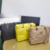 10a toppnivå replikationsdesigner kvinnor renylon handväskor totes 25 cm cross body shopping väska nylon canvas tote kedja axel messenger purses gratis frakt