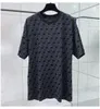 Jacquard Loose T-Shirts Designer Full Print Fendyly Crewneck krótkie koszulka Męskie FF FF Casual All-Match Half Z9f4 Męskie