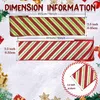 Christmas Decorations Christmas Cord Ribbon Red Green Stripe Glitter Wrap Decoration for House Party R231106