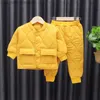 Clothing Sets New Winter Autumn Baby Boys Clothes Long Sleeve Pants Cotton Warm Children Clothing Toddler Tracksuit