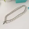 t Home Lock Pearl Splicing Necklace Various Wearing Methods Lies Hip Hop Personality Versatile Style Can Be Used As Sweater Chain Z427