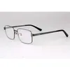 Modieuze luxe buitenzonnebrillen Trend Volledige bijziendheid CT0203 Ultra Light Pure Titanium Business Glazen Half frame 0041 kan worden uitgerust met Agingkajia