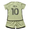 2024 25 Los Angeles FC Kids Kit FC Futbol Forması Ateesta Ilie 2023 Vela Acosta Crepeau Romero D.Bouanga Evde Futbol Çocuk Takım Üniformaları