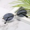 Sonnenbrille Retro Kleine Ovale Sonnenbrille Frauen Vintage Marke Shades Metall Sonnenbrille Für Männer Weibliche Modedesigner Brillen Zubehör P230406