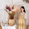 Pampas Grass Artificial Flowers Faux Pompous Grass Boho Home Decor Arrangement 100cm Tall Pampas Grasses for Rustic Trendy Decoration