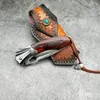 Forged VG10 Damascus Folding Knife Particulate Rosewood Handle High hardness sharp Outdoor Hunting Self Defense Pocket Camping EDC Handmade Knives