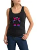 Women's Tanks Lasting Charm LGBTQ Bi Pride Bisexual Flag Bisexuality Tank Top Proud Mom High Quality Customizable Sleeveless Tops