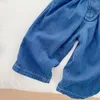 Jeans Frühling Herbst Jeans für Kinder Jungen einfarbig lose beiläufige Baumwolle weich Kleinkind Kleidung Schule Kinder Jeanshose 230413