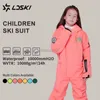 Inne towary sportowe LDSKI Kitue narciarskie Kos kombina wodoodporna Waterproof WindProof Warm Warm Children Winter Outdoor Sport Snowboard Chłopiec Dziewczyna Jednostkowy garnitur HKD231106