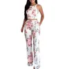 Women's Two Piece Pants 1 Set Easy-wearing Eye-catching Machine Washable Wide-leg Women Casual Two-Piece Trouser Birthday Gift