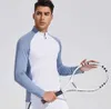 Lulus Yoga Align Designer Running Shirts Compression Sports Tistes Fitness Gym Soccer Man Jersey SportswearクイックドライスポーツTシャツトップ長袖Nexzfxv