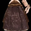 Manteau à capuche mi-long en fausse fourrure pour femme, Imitation peau de vison, chaud, taille S 6XL, hiver 231106