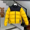 Designer High Street Fashion Northern Winter Outdoor Down Jacket Lettre de coton pur brodé hommes et femmes portent des vêtements chauds 6wgb