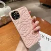 Designer Fashion Phone Case Solid Color Floral Leather Letters For iPhone 15 14 14Pro 14Plus 13 12 Mini 11 Pro X Xs Max Luxury Leather Case