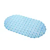 Tapis de bain anti-dérapant tapis de salle de bain douche de sécurité en plastique coloré Point perle coussin de Massage Anti-moisissure tapis de baignoire antidérapant