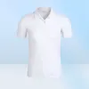 2021 Style d'été blanc noir classique grand petit crocodile Polo broderie Short Shirt Pure Color Casual Mens Bapel à 5927369