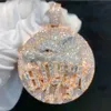 BUSSDOWN 300G Solid 3D Full Iced Out S925 Moissanite Wolf Buck 773 Custom Pendant