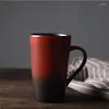 Xícaras pires de capa de cerâmica porcelana pessoal de chá de cerâmica única de estilos de estilo japonês