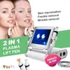 2 IN 1 Ozone and Golden Plasma Beauty Machine Cold Plasma Pen Face Lifting for Acne Freckle Spots Scars Wrinkle Removal Eyebrow Lift