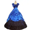 2023 Summer Sleevele Victorian historical Party Princess Dress Retro European Court Ball Gowns Costumes For Women 3 Colors