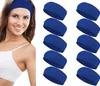 Katoen stretch headbanden yoga softbal sport zacht haarband zweetband kop