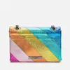 Kurt Geiger Designer -Tasche Frauen Eagle Herz Regenbogenbeutel 10A Kurt Geiger Handtasche Lederketten Kleine Crossbody Handtasche Luxus kleiner Clutch Bag Diamant Mini -Tasche