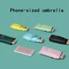 50pcs/lot mini -pocket guarda -sol do sol UV Umbrella Capsule Umbrella Business Umbrella adequado para crianças e adultos (6 cores para escolher)