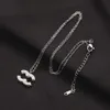 Kanaldesigner Love Pendant Gold Plated Exducite Design High End Brand Jewelry Long Chain Sier Spring Gift Necklace