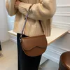 Kobiety skórzana torba na ramię 2023 Marka Mała torba crossbody luksus designerskie kobiety torebki modne