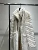 Cappotto lungo in visone con risvolto in pelliccia da donna Moda Atmosfera senior Confortevole 2024 Autunno e inverno 1030