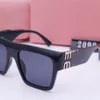 Zonnebrillen Designer vierkante frame luxe zonnebril dames anti-straling Persoonlijkheid Heren Retro-bril Plaat Hoge kwaliteit Hoge waarde