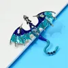 Emaljfluga Dragon Brooch Vackra Legand Animal Pin 3 Färger tillgängliga Vintersmycken Högkvalitativ GC2019